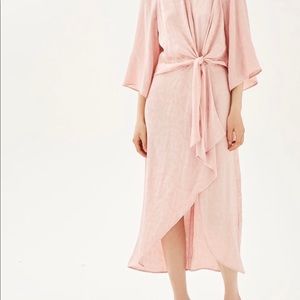 Topshop Knot front midi dress